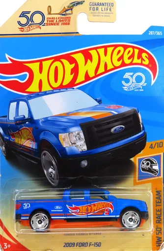 駿河屋 FORD F ブルーオレンジホワイト Hot Wheels HW RACE