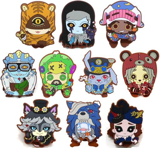 雑貨　全10種セット 「Identity V 第五人格 WINTER PARTY in 池袋ロフト のっかりラバークリップ3」 駿河屋 -<中古>全10種セット 「Identity V 第五人格 WINTER