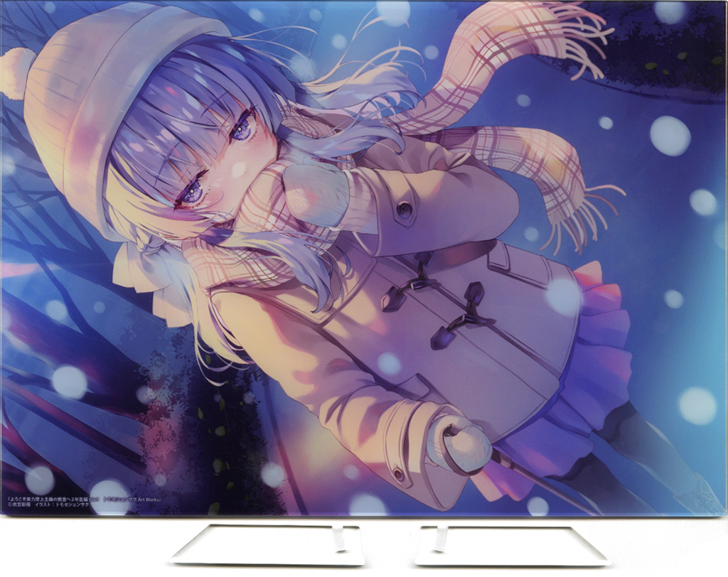 アクリルスタンド・アクリルパネル　[単品] 坂柳有栖 A4アクリルパネル 「ようこそ実力至上主義の教室へ2年生編start トモセシュンサク Art Works メロンブックス超限定版」 同梱特典