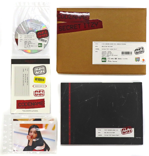 輸入その他DVD　[CSI] CODENAME：SECRET ITZY/BEHIND DVD PHOTOBOOK PACKAGE [輸入盤]