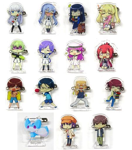 駿河屋 -<中古>全15種セット ミニキャラアクリルバッジ 「くじ