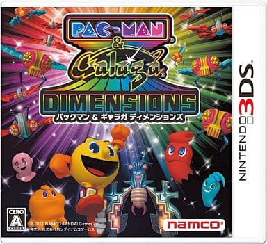 フロッガー　パックマン＆ギャラガディメンションズ　海外版　北米版　2枚セット パックマン＆ギャラガディメンションズ 3DS PAC-MAN ＆ Galaga