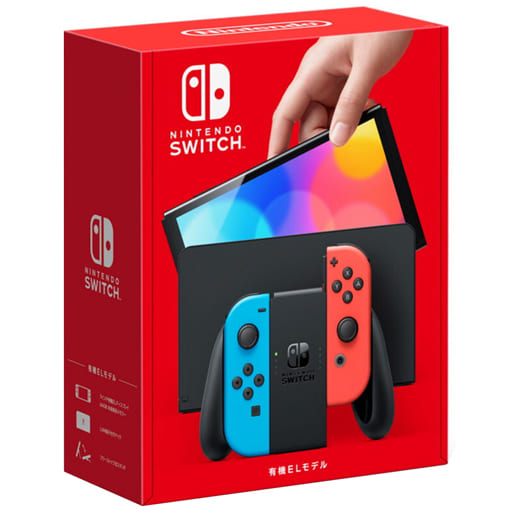 任天堂Switch本体(有机EL型号)Joy-Con(L)霓虹蓝/(R)霓虹红| 游戏