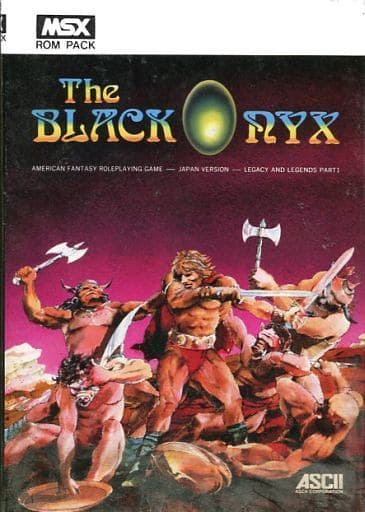 【MSX】THE BLACK ONYX 【希少品・激レア】 MSX アスキー ザ・ブラックオニキス【89787944】 | TOYSKING.NEWS