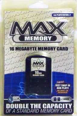 駿河屋 - 海外版 MAX MEMORY 16 MEGABYTE MEMORY CARD (国内版本体動作可)（プレイステーション2）