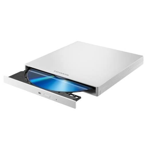 IO DATA Portable Bluray Drive for Data Storage (White) [BRPUB6W] PC