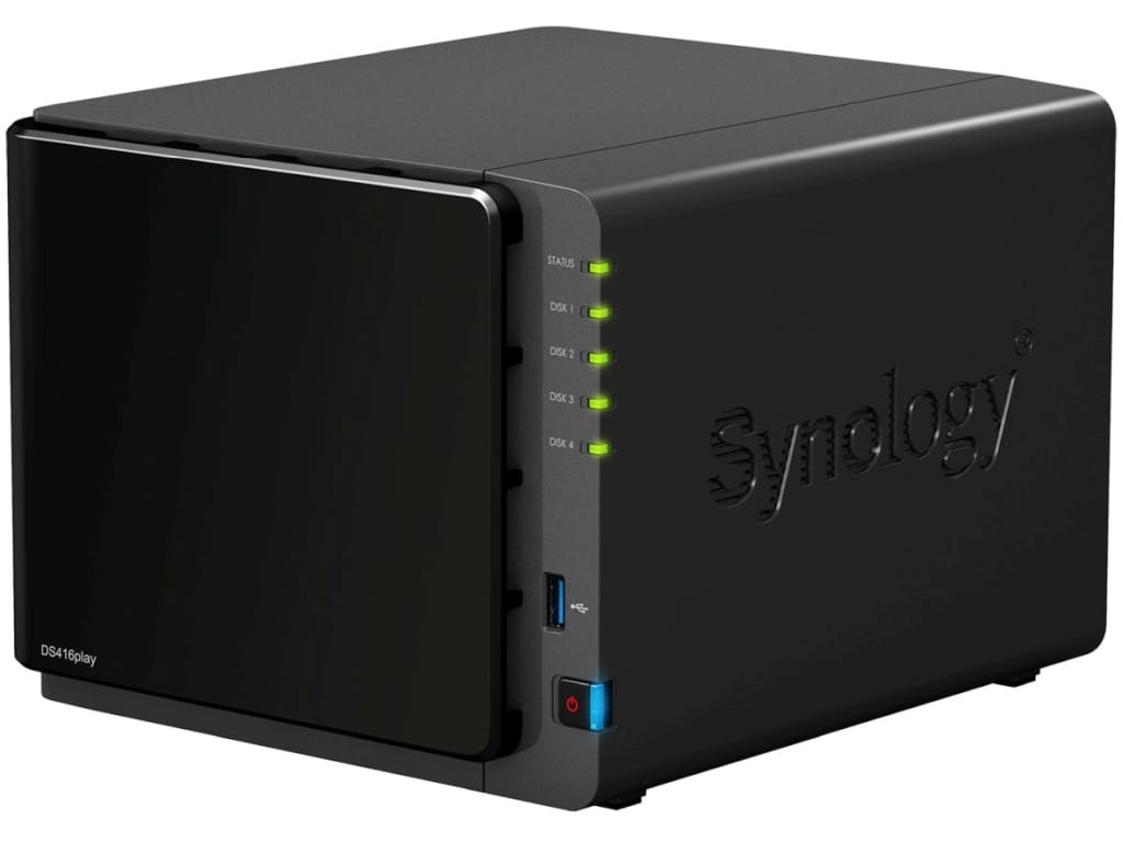 駿河屋 - Synology DiskStation 4ベイNASキット[DS416 Play]（外付ストレージ）