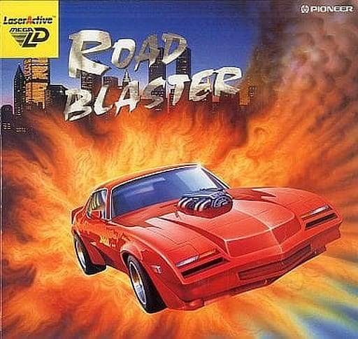 メガドライブLDソフト(メガLD)　　　レーザーアクティブ ロードブラスター(ROAD BLASTER) 駿河屋 -<中古>レーザーアクティブ ロードブラスター(ROAD
