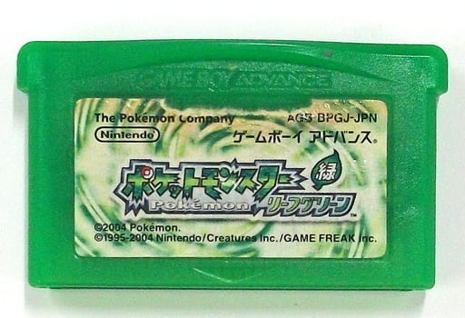 Pocket Monsters Leaf Green Low Cost Version Rom Cassette Only Rom Cassette Failure Game Suruga Ya Com