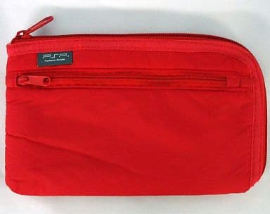 駿河屋 -<中古>PSP用ポーチ ラディアント・レッド バリューパック同梱