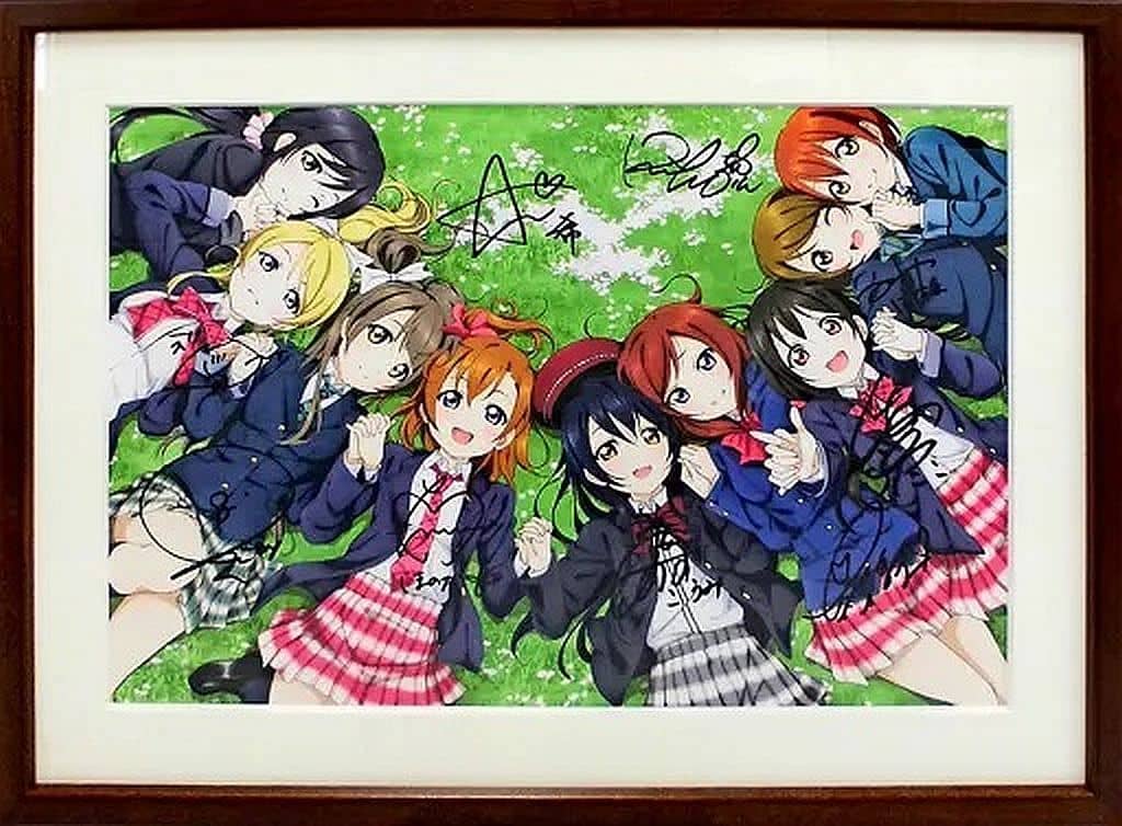 駿河屋 -<中古>ラブライブ! キャスト9人直筆サイン入り複製原画