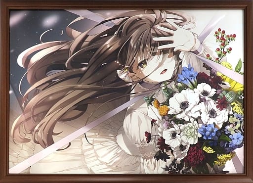 絵師100人展 複製原画　なつめえり　音先の色　新品未使用品 駿河屋 -<中古>付属品付)なつめえり 複製原画 (絵師100人展 11)（漫画