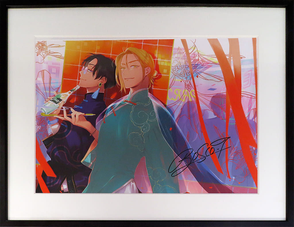 直筆サイン入り複製原画　とろけるくちびる　高崎ぼすこ　個展　Euphoria 185217802.jpg