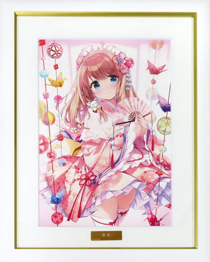 咲希 Lapis lazuli きみしま青　複製原画 F6キャンバスアート・『きみしま青_Bloomin'』06咲希【このさきに