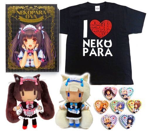 駿河屋 -<中古>ネコぱらOVA 豪華限定版ブルーレイBOX[Tシャツ+缶バッヂ