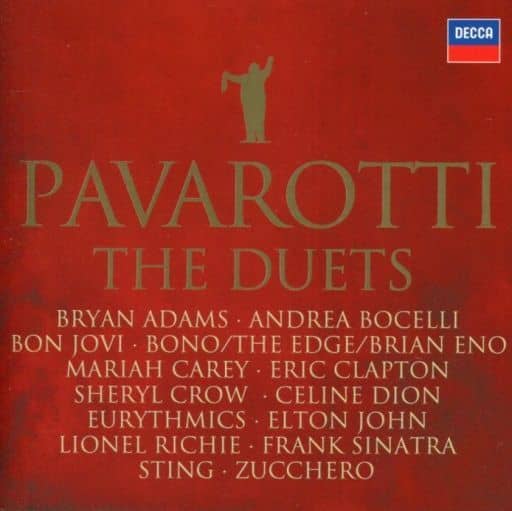 celine pavarotti duets