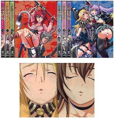 駿河屋 -<中古>百花繚乱 サムライガールズ 収納BOX付初回版全6巻セット