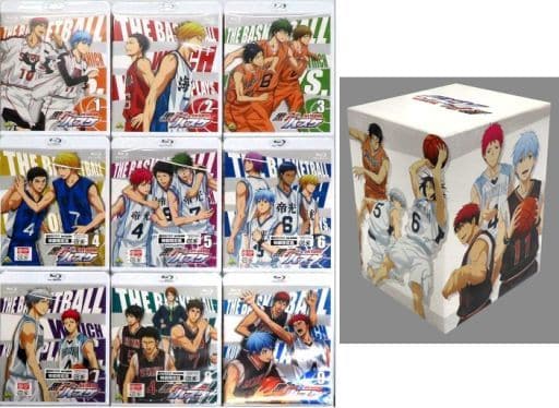 アニメDVD　黒子のバスケ 3rd season 特装限定版 全9巻セット(アニメイト全巻収納BOX付き) 駿河屋 -<中古>黒子のバスケ 3rd season 特装限定版 全9巻セット
