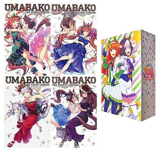 Anime Blu Ray Disc Horse Box Anime Uma Musume Pretty Derby Trainers Box 4 Volume Set Comes With Amazon Whole Volume Storage Box Video Software Suruga Ya Com