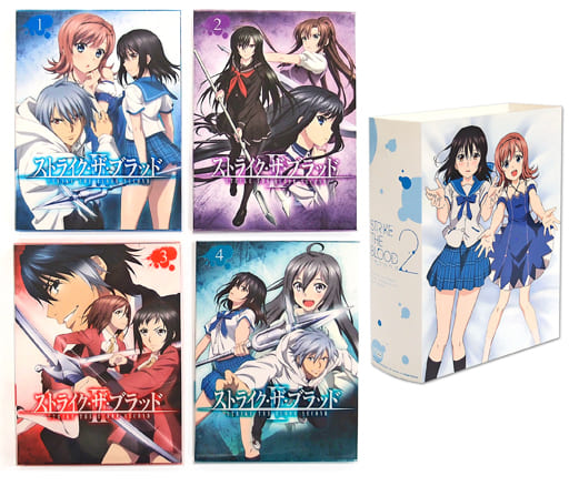 Anime Blu-ray Disc Strike The Blood Ii Ova First Edition 4 Volume Set 