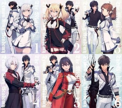 魔王学院的不适任者 史上最强的魔王始祖转生后代上学 全产限定版全6卷set 影像软件 Suruga Ya Com