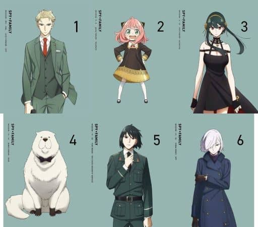 アニメBlu-ray　Disc　不備有)SPY×FAMILY 初回生産限定版 全6巻セット(状態：第2巻のスリーブケースに傷み有り) 駿河屋 -<中古>不備有)SPY×FAMILY 初回生産限定版 全6巻セット