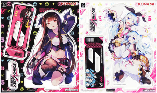 雑貨　全2種セット パーフェクトアルティメット・アクリルフィギュア 「SOUND VOLTEX」 ボルテファクトリー 超激レアグッズキャンペーン 駿河屋 -<中古>全2種セット パーフェクトアルティメット