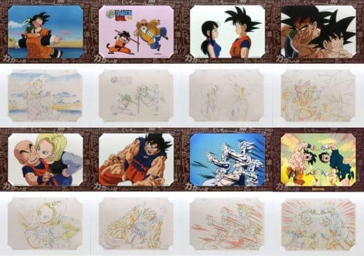ドラゴンボール メモリアル原画アート PLUS 全種 駿河屋 -<中古>全8種セット メモリアル原画アートPLUS 「一番くじ