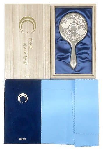刀剣乱舞 銀手鏡 三日月宗近 宮本商行 とうらぶ 伝統工芸 純銀 銀製品 三日月 刀剣乱舞-ONLINE-×宮本商行】 銀製品の老舗・宮本商行から、刀剣男士