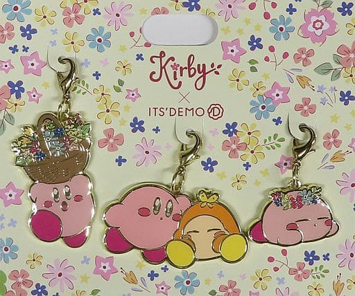 駿河屋 -<中古>カービィ＆ワドルディ(star flower) チャーム3個セット
