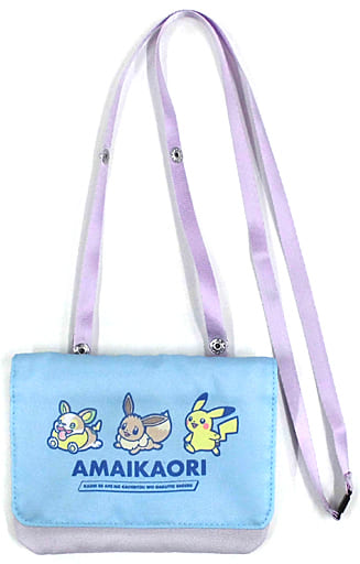 Pikachu Eevee Wampachi Multi Pocket Pouch Amaikaori Pocket Monsters Pokemon Center Limited Goods Accessories Suruga Ya Com