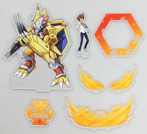 太一＆ウォーグレイモン アクリルスタンド デジモンアドベンチャー tri. 駿河屋 -<中古>[外枠欠品] 太一＆ウォーグレイモン アクリルスタンド