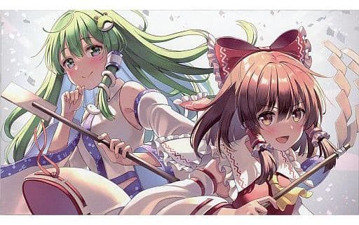 駿河屋 -<中古>東風谷早苗＆博麗霊夢 描き下ろしマルチクロスvol.5