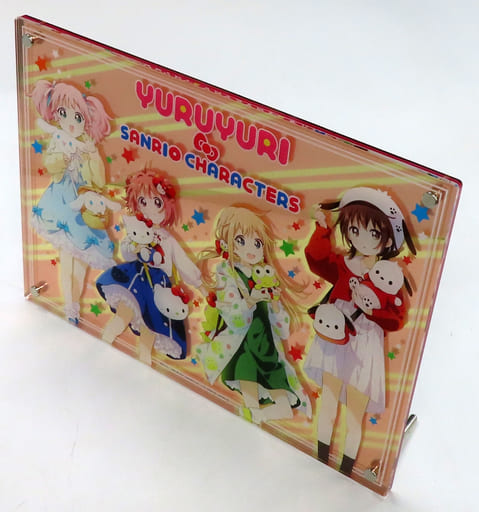 ゆるゆり×サンリオキャラクターズ プレミアム3層パネル ごらく部ver. ゆるゆり＆大室家×サンリオキャラクターズ プレミアム3層パネル ごらく