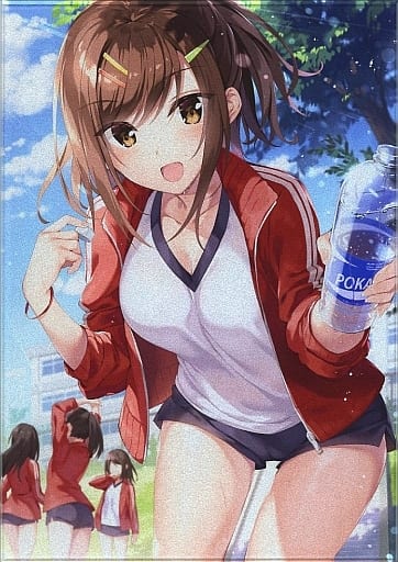 アニメムック　宇都宮つみれ アクリルアートプレート(絵師100人展09) 駿河屋 -<中古>せーんぱいッ!(おりょう) アクリルアートプレート
