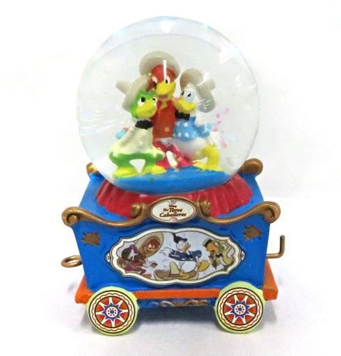 ドナルド三人の騎士 ⭐︎スノードーム ミニ トロッコ 駿河屋 -<中古>ドナルドダック＆ホセ・キャリオカ＆パンチート スノー