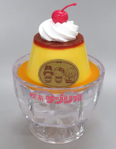 雑貨　集合(6人) プリン型小物入れ(喫茶サンリオ) 「サンリオキャラクターズ」 駿河屋 -<中古>集合(6人) プリン型小物入れ(喫茶サンリオ