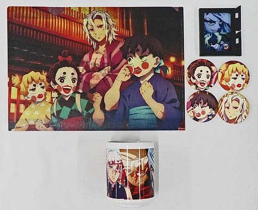 鬼滅の刃 遊郭編 アニメイト 全巻連動購入特典 缶バッジ まとめ売り 駿河屋 -<中古>4大特典セット 「Blu-ray/DVD 鬼滅の刃 遊郭編