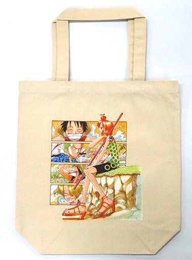 【限定】meet the ONE PIECE 受注限定　トートバッグ 9巻 駿河屋 -<中古>コミックス9巻表紙 コミックスカバーイラスト