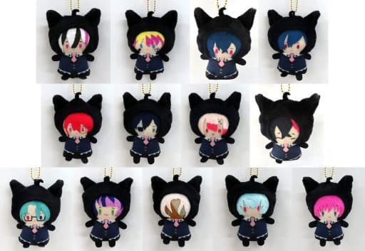 悪魔執事と黒い猫　フィンガーマスコット　ムーの着ぐるみver 全13種 駿河屋 -<中古>全13種セット 「悪魔執事と黒い猫 PUPPELA(パペラ