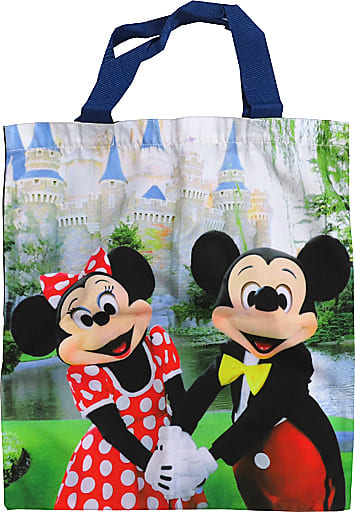 希少 ディズニーリゾート30周年 ミッキーミニー実写トートバッグ 駿河屋 -<中古>ミッキーマウス＆ミニーマウス(実写) トートバッグ