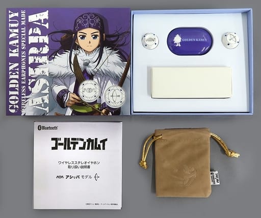 ヘッドフォン　[特典付き] アシリパモデル TRUE WIRELESS STEREO EARPHONES(ワイヤレスイヤホン) 「ゴールデンカムイ×TOoKA BASE」 TVアニメ『ゴールデンカムイ』コラボレーションモデル