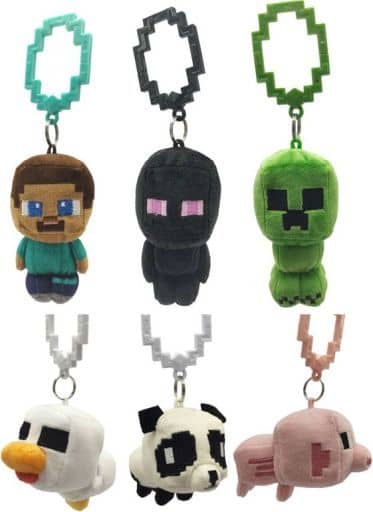 キーホルダー　全6種セット 「マインクラフト プラッシュハンガー」 508799795.jpg
