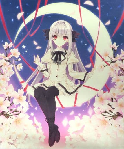 月に寄りそう乙女の作法 桜小路ルナ キャンバスアート 駿河屋 -<中古