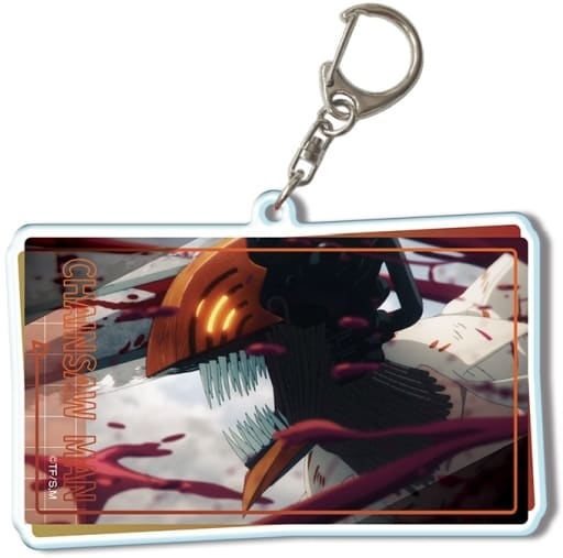 Design 05 (Chainsaw Man / A) Big Acrylic Key Holder "Chainsaw Man