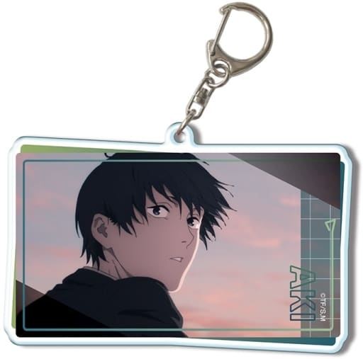 Design 20 (Aki Hayakawa / D) Big Acrylic Key Holder "Chainsaw Man