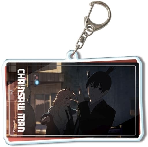 Key holder Design 34 (Power & Hayakawa Aki / A) Big Acrylic Key Holder