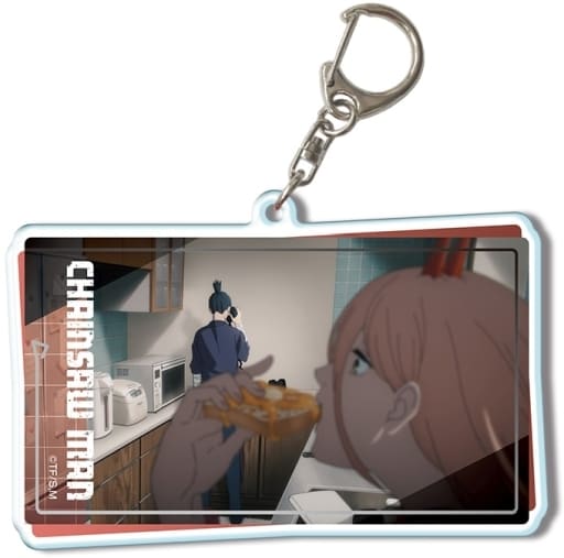 Key holder Design 35 (Power & Hayakawa Aki / B) Big Acrylic Key Holder