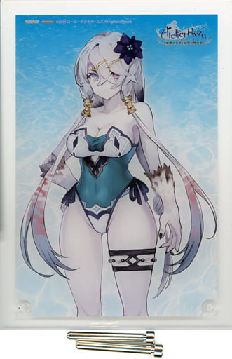 ライザのアトリエ～常闇の女王と秘密の隠れ家～リラ水着あみあみ限定アクリルプレート ライザのアトリエ ～常闇の女王と秘密の隠れ家～ リラ 水着Ver
