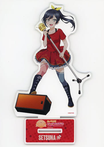 駿河屋 -<中古>優木せつ菜(ODAIBAゲーマーズ3周年ver.) デカアクリル 
